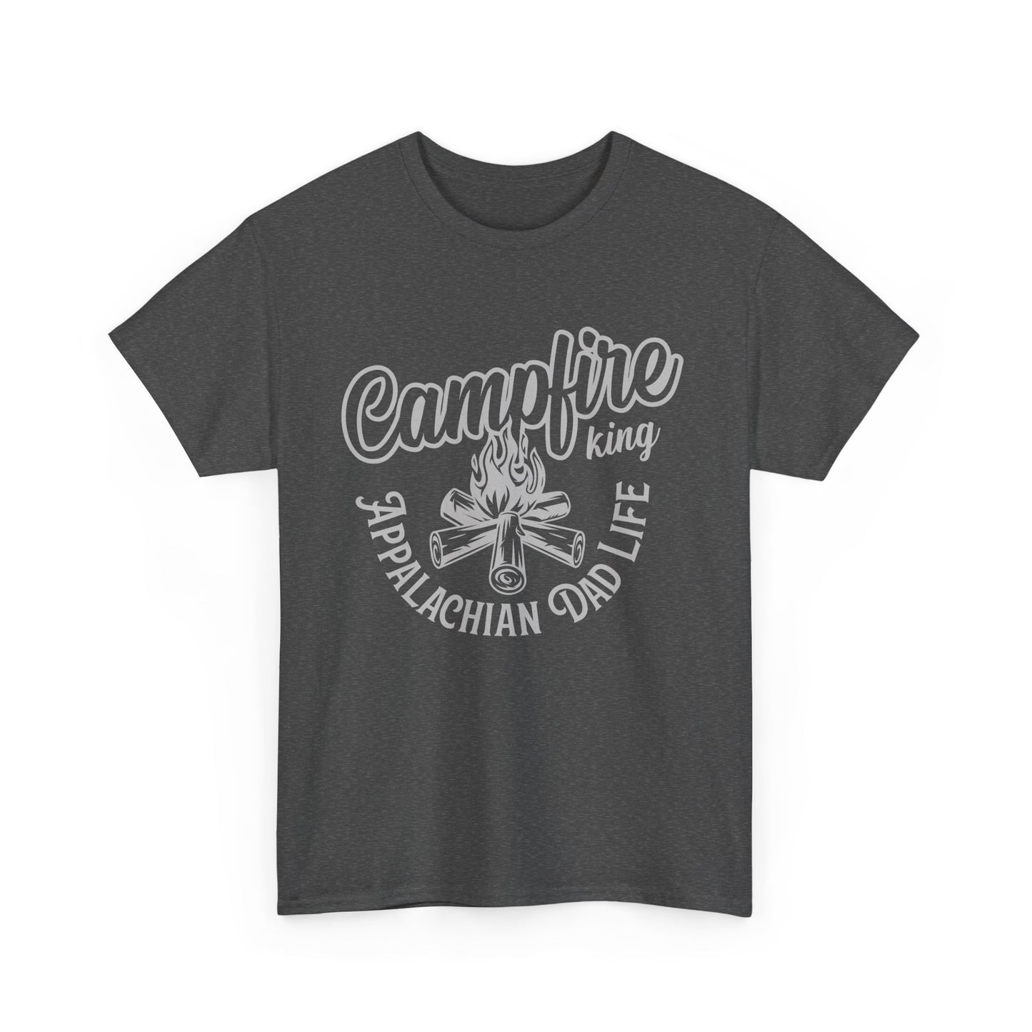 Campfire King - Appalachian Dad Life Dark Tee