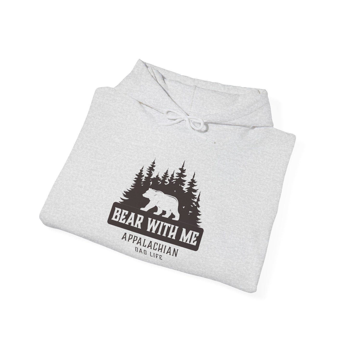 Bear With Me Hoodie - Unisex Heavy Blend Sweatshirt for Outdoor Lovers
