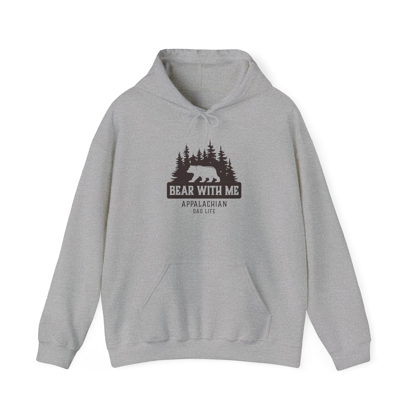 Bear With Me Hoodie - Unisex Heavy Blend Sweatshirt for Outdoor Lovers