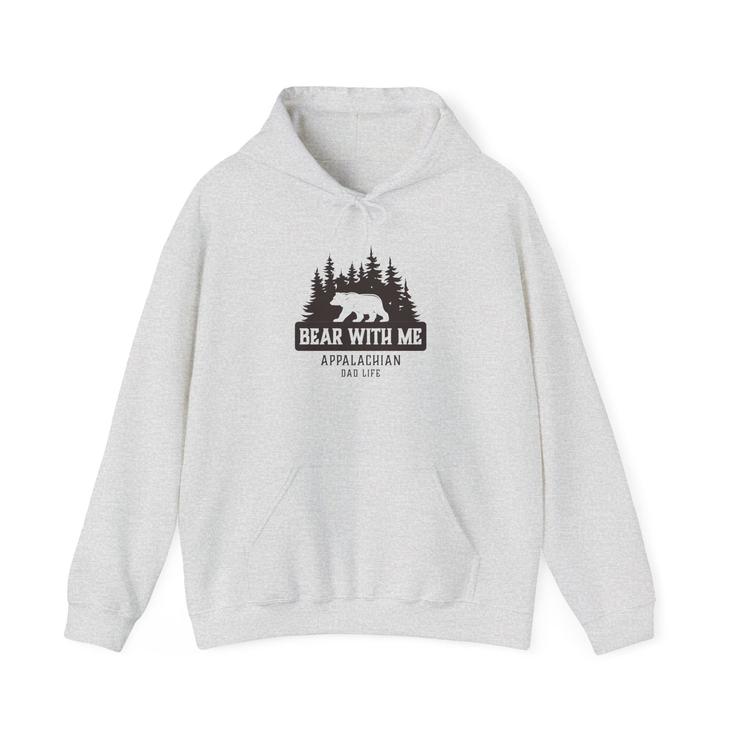 Bear With Me Hoodie - Unisex Heavy Blend Sweatshirt for Outdoor Lovers
