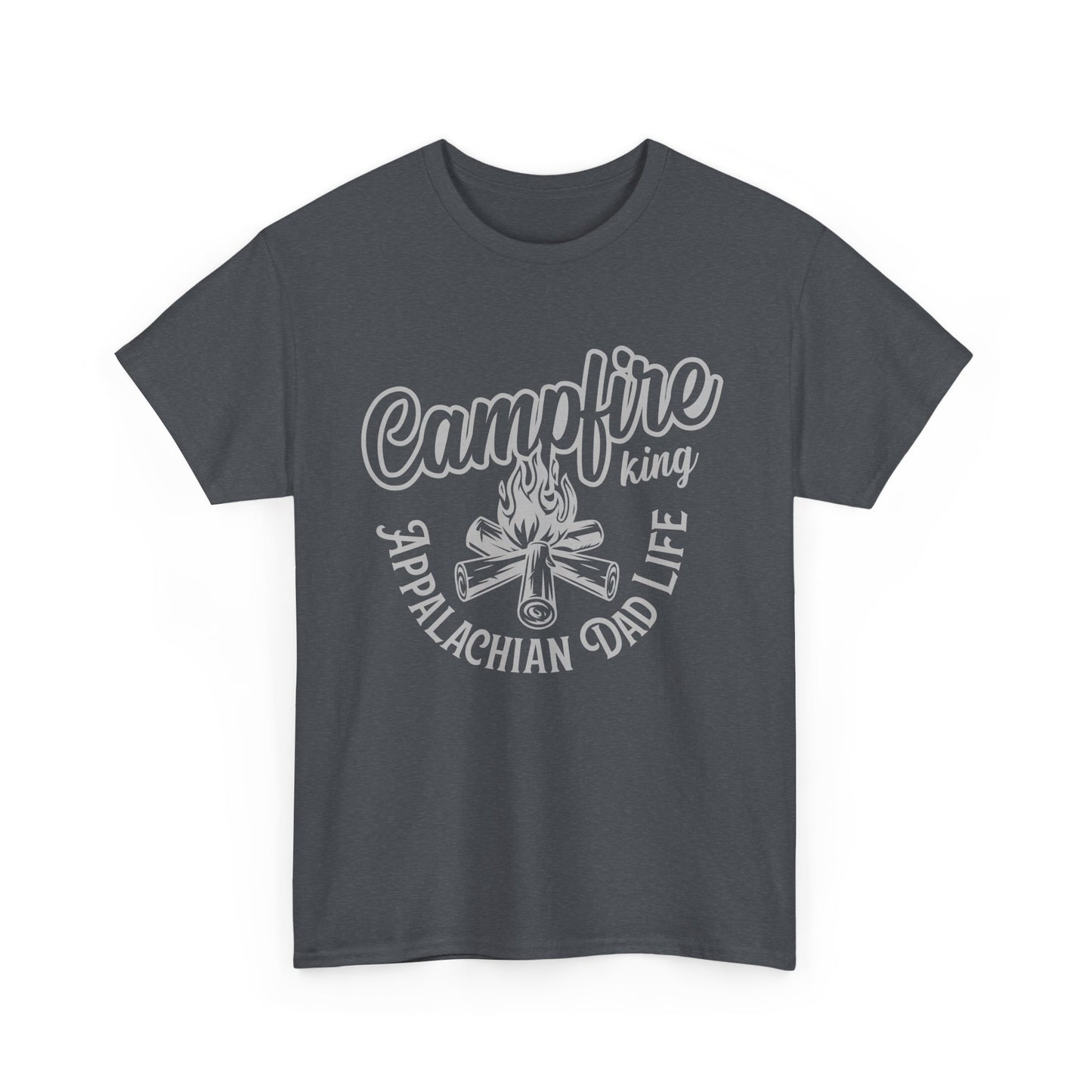 Campfire King - Appalachian Dad Life Dark Tee