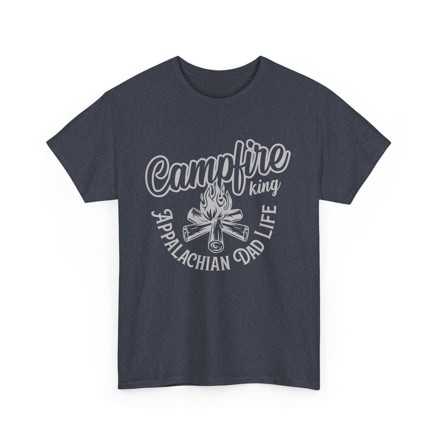 Campfire King - Appalachian Dad Life Dark Tee