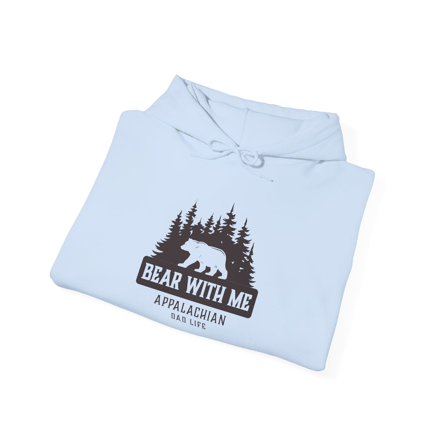 Bear With Me Hoodie - Unisex Heavy Blend Sweatshirt for Outdoor Lovers