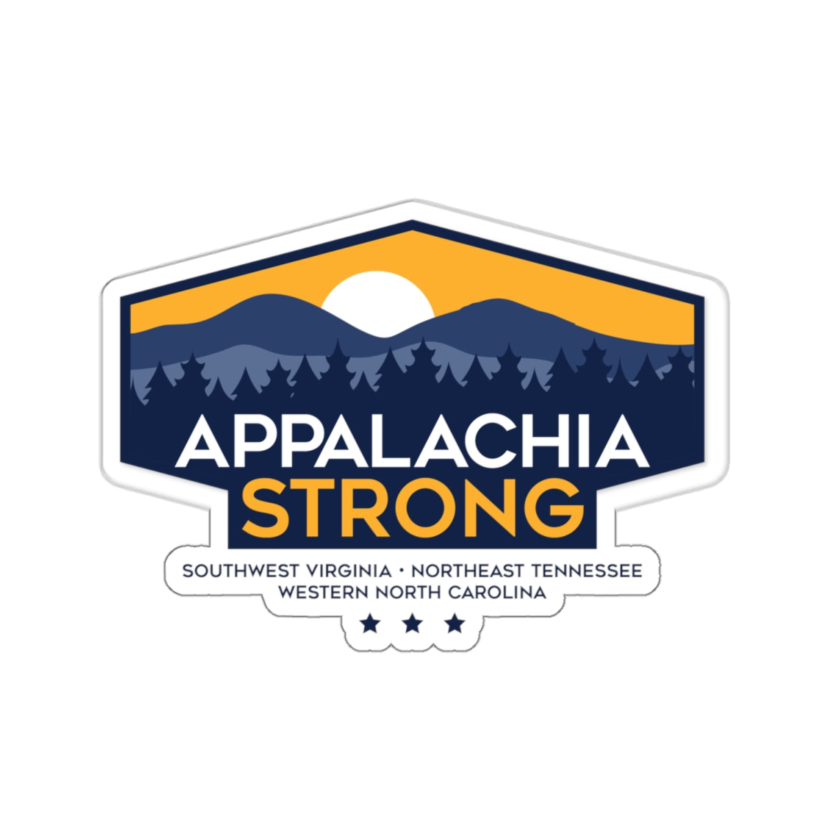 Appalachia Strong Kiss-Cut Stickers