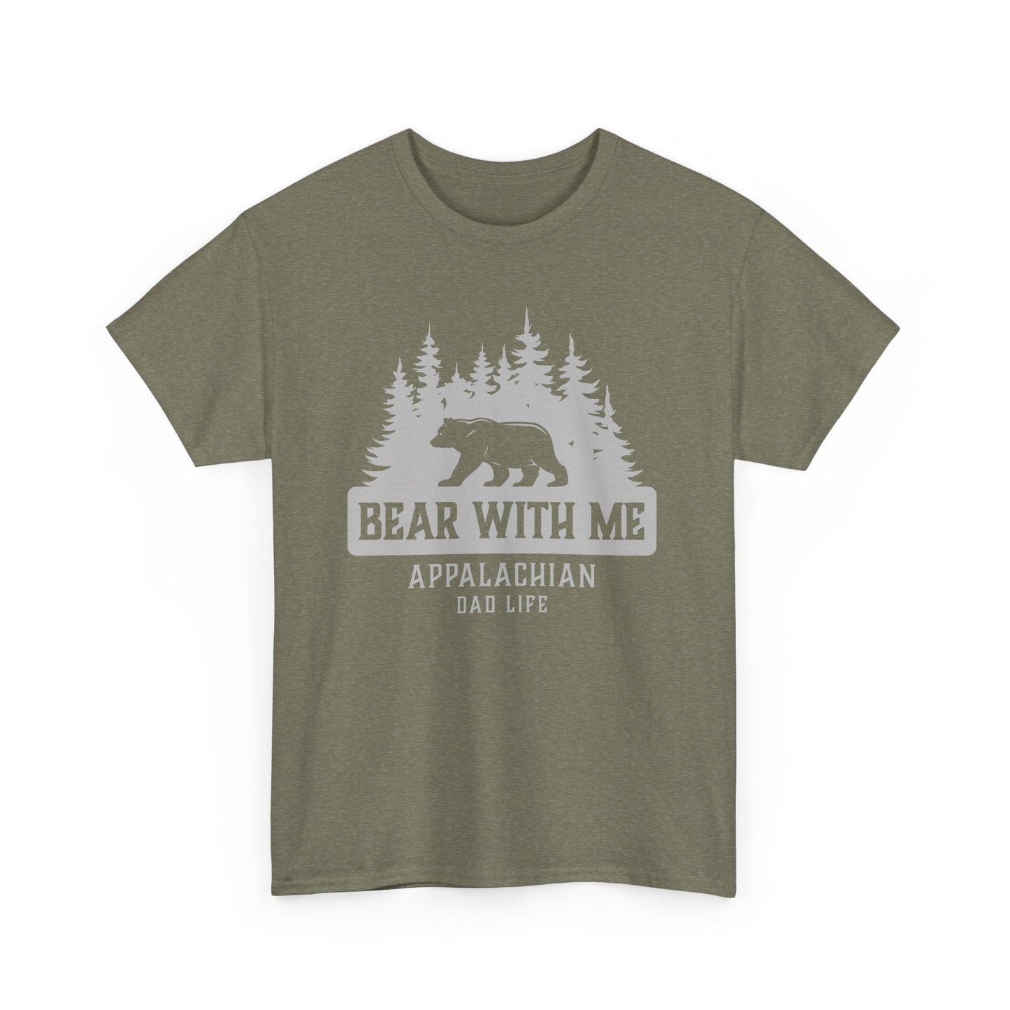 Bear With Me Appalachian Dad Life Dark Tee
