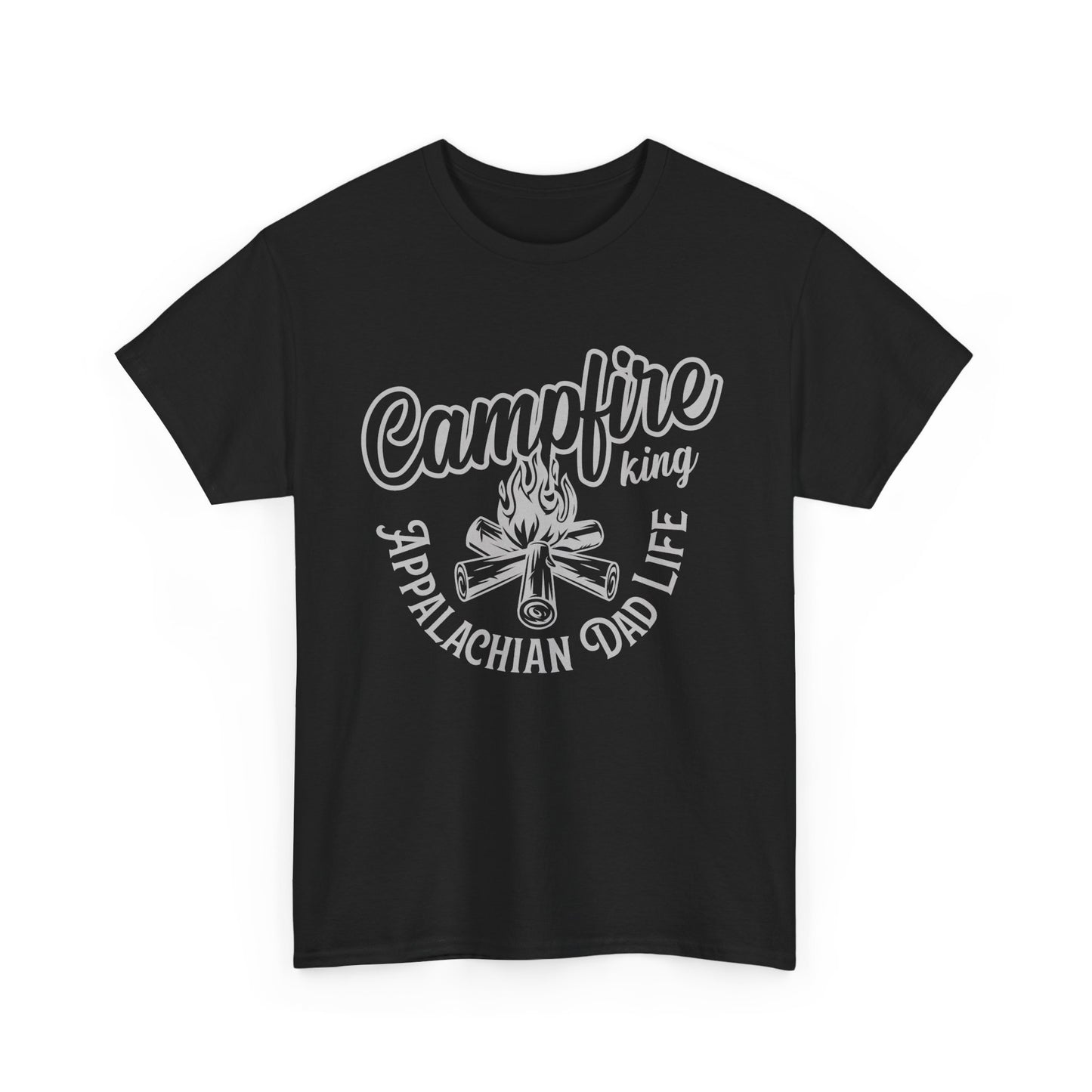 Campfire King - Appalachian Dad Life Dark Tee