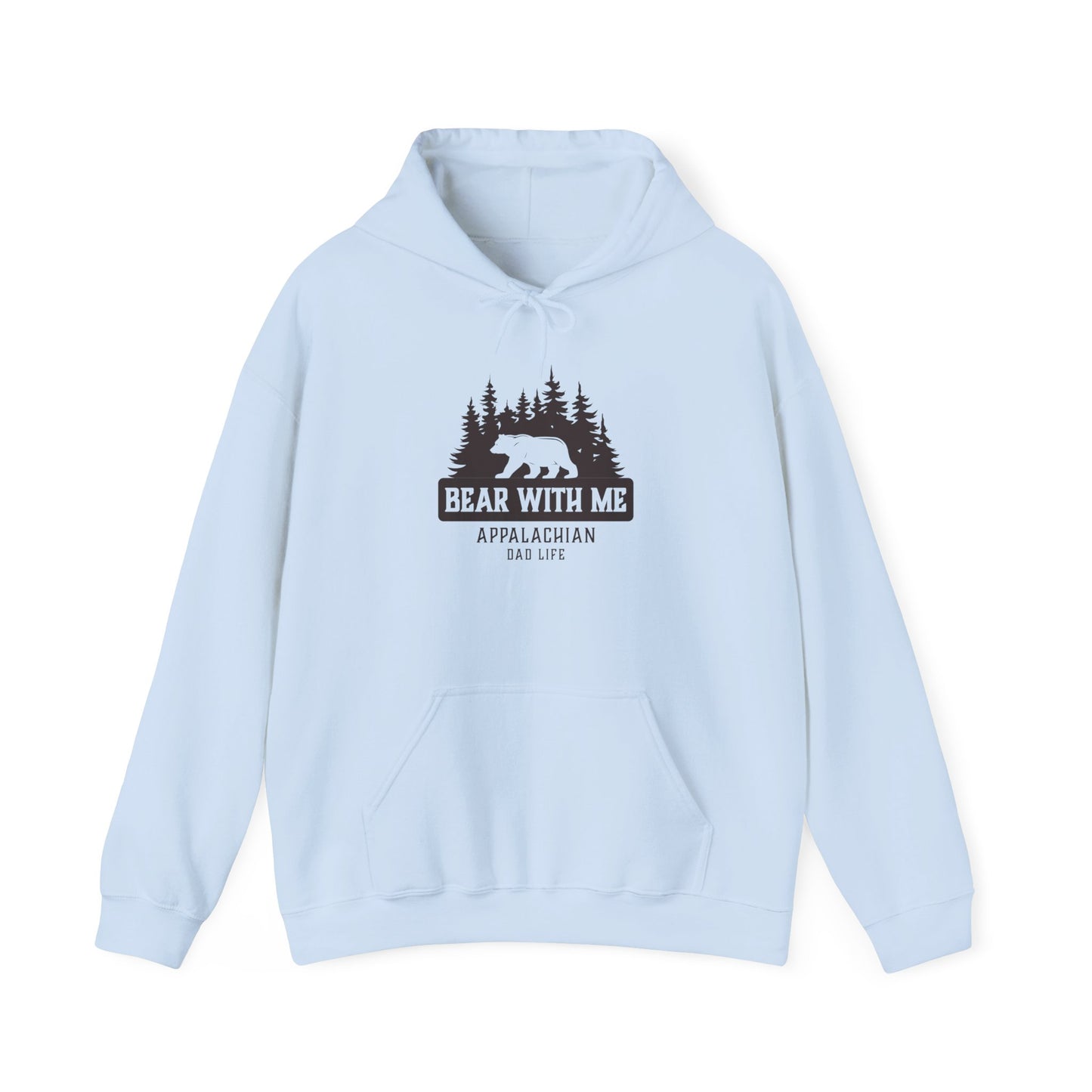 Bear With Me Hoodie - Unisex Heavy Blend Sweatshirt for Outdoor Lovers