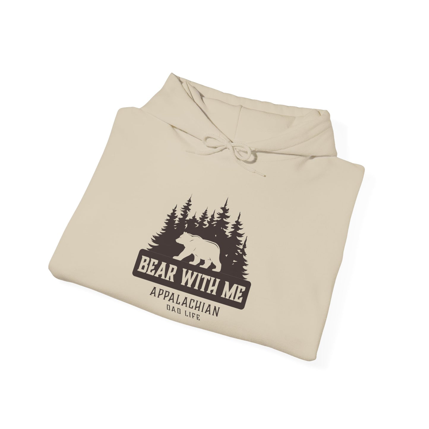 Bear With Me Hoodie - Unisex Heavy Blend Sweatshirt for Outdoor Lovers