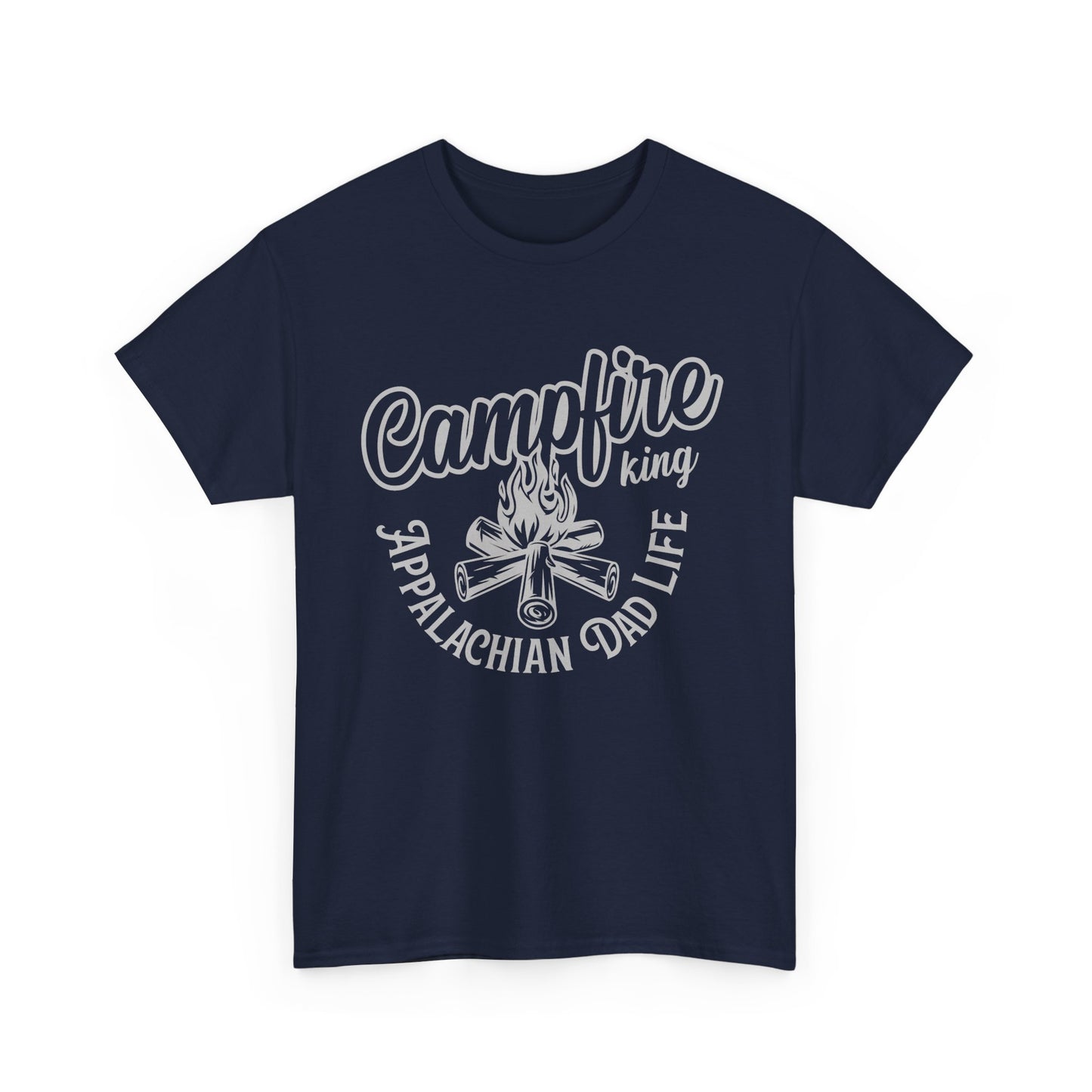 Campfire King - Appalachian Dad Life Dark Tee