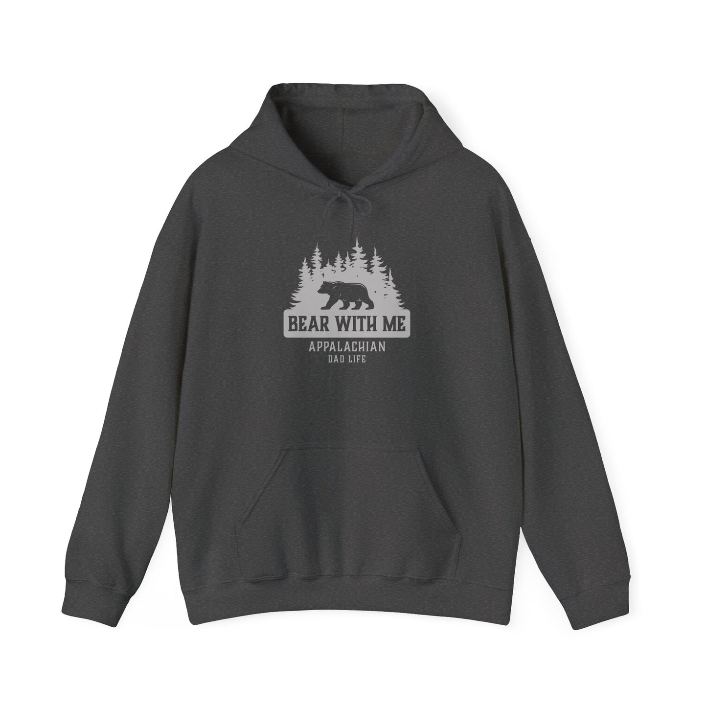 Bear With Me Hoodie - Unisex Heavy Blend Sweatshirt for Outdoor Lovers