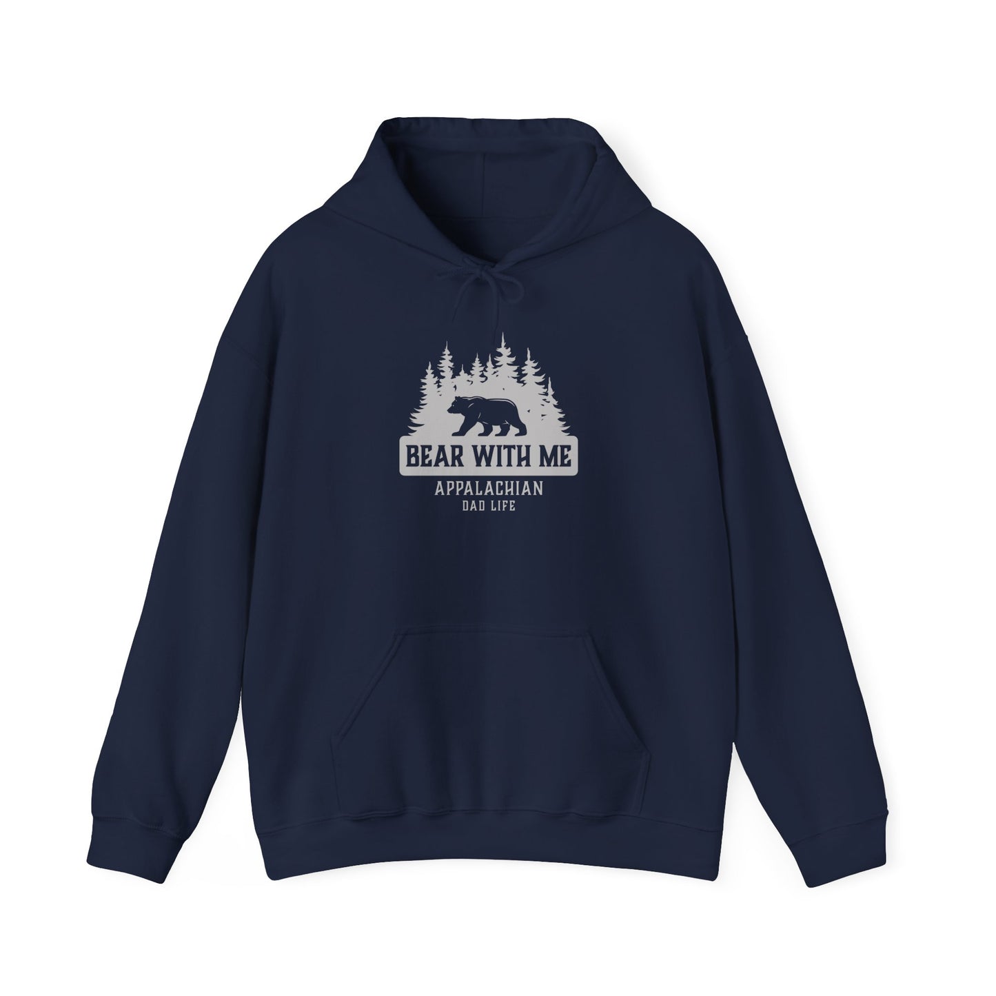 Bear With Me Hoodie - Unisex Heavy Blend Sweatshirt for Outdoor Lovers