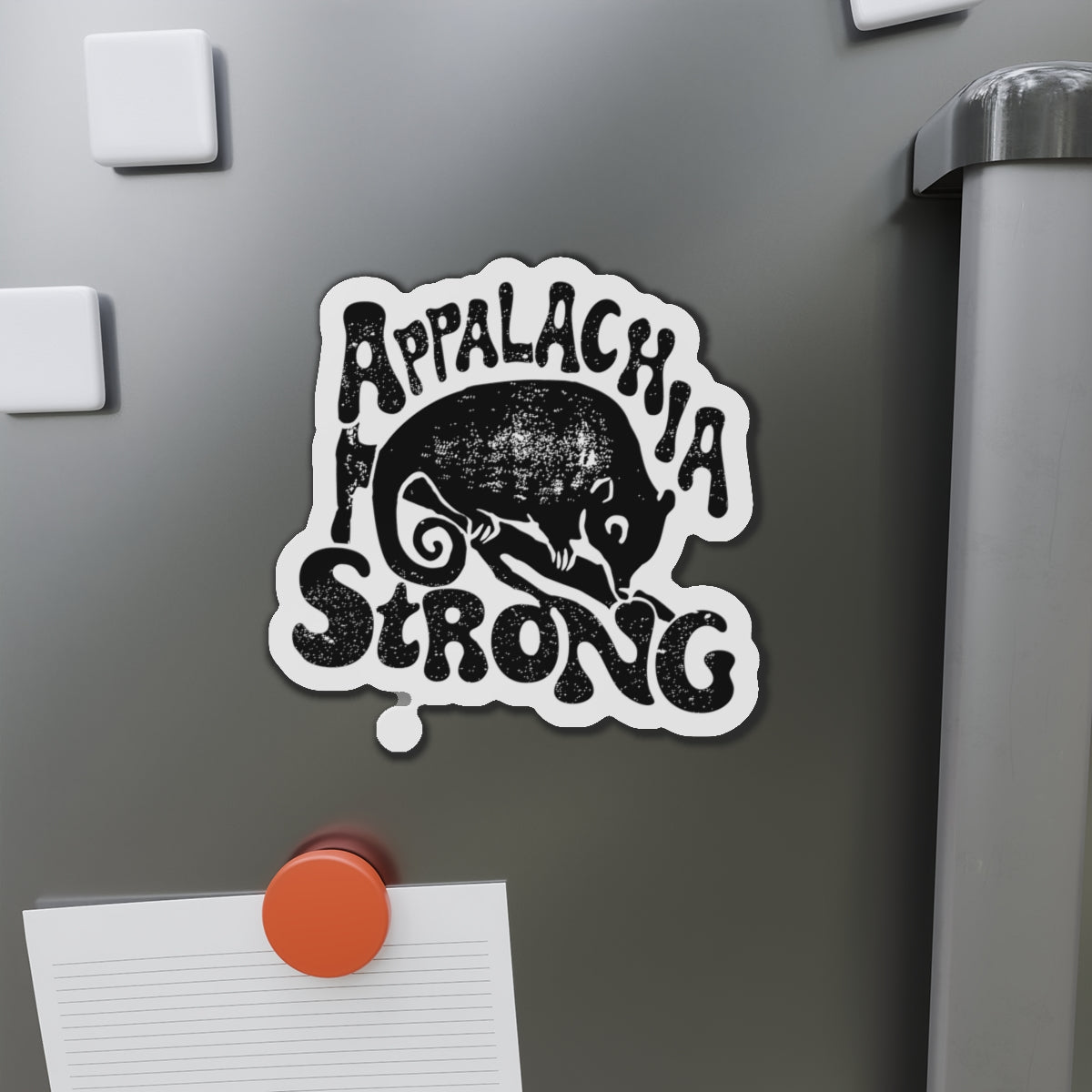 Appalachia Strong Possum Die-Cut Magnets