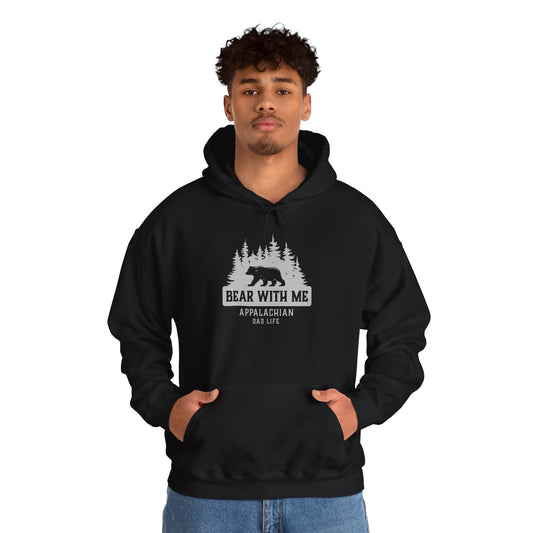Bear With Me Hoodie - Unisex Heavy Blend Sweatshirt for Outdoor Lovers