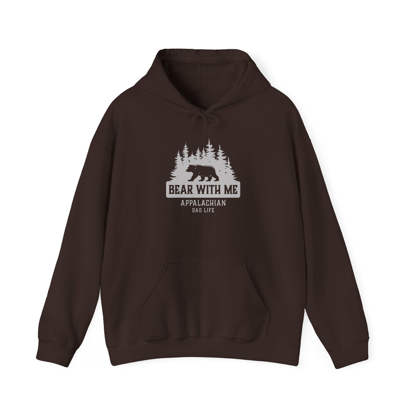 Bear With Me Hoodie - Unisex Heavy Blend Sweatshirt for Outdoor Lovers