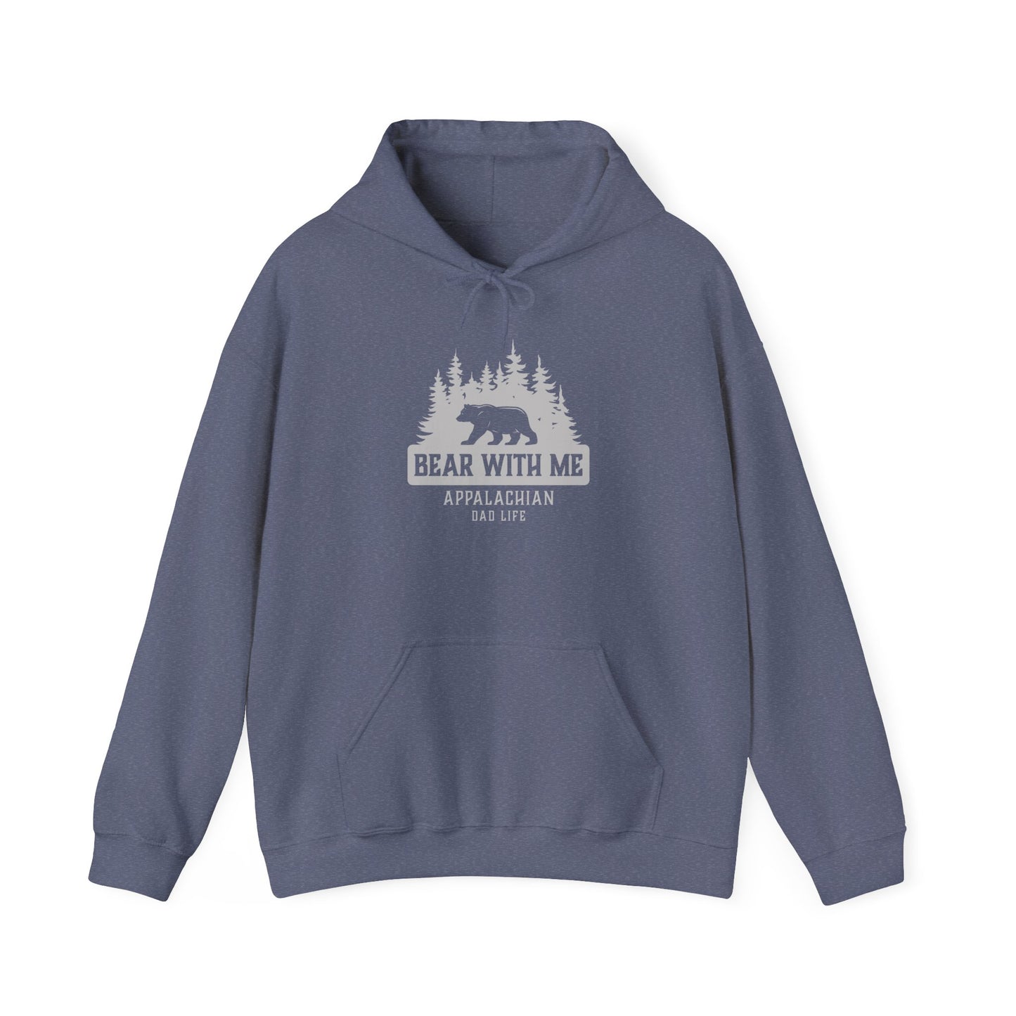 Bear With Me Hoodie - Unisex Heavy Blend Sweatshirt for Outdoor Lovers