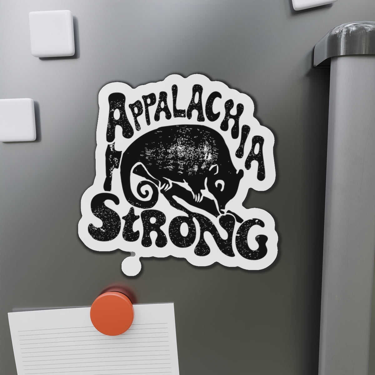 Appalachia Strong Possum Die-Cut Magnets