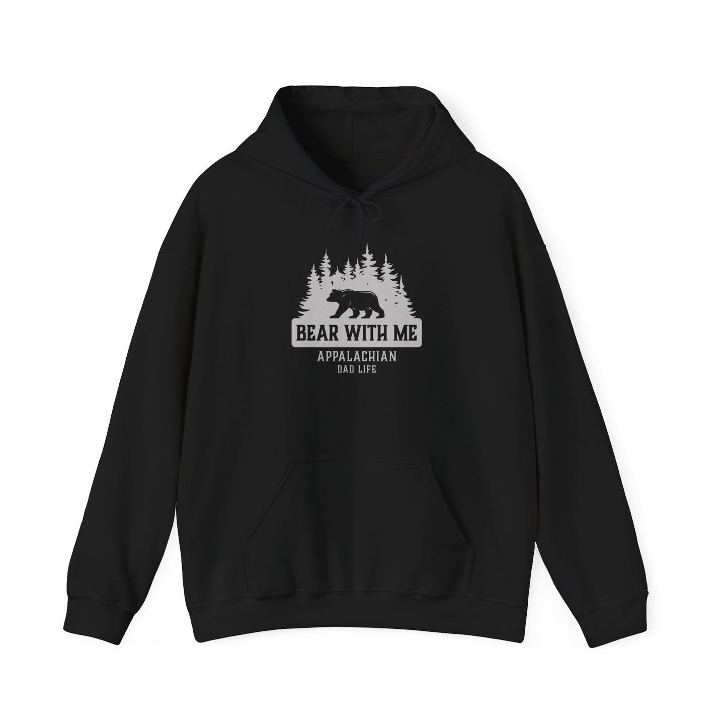 Bear With Me Hoodie - Unisex Heavy Blend Sweatshirt for Outdoor Lovers